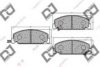 DJ PARTS BP1214 Brake Pad Set, disc brake